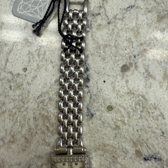 NWT - Vintage Anne Klein Swiss Diamond Collectiom Square face - Picture 4 of 10